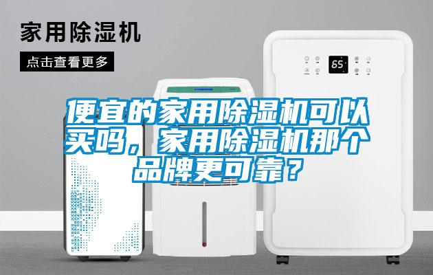 便宜的家用除濕機可以買嗎，家用除濕機那個品牌更可靠？