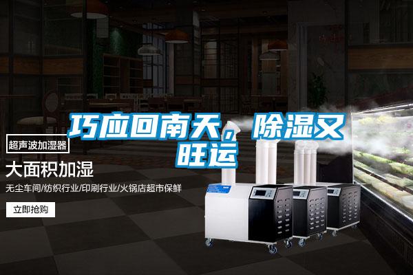 巧應回南天，除濕又旺運