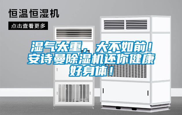 濕氣太重，大不如前！安詩曼除濕機還你健康好身體！