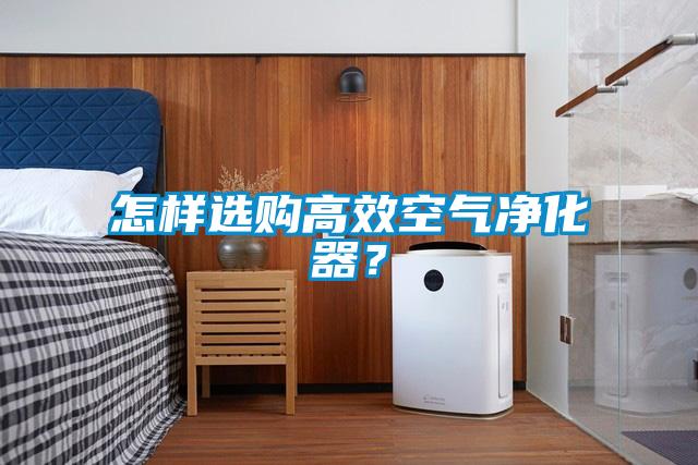 怎樣選購高效空氣凈化器？