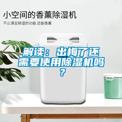 解讀：出梅了還需要使用除濕機嗎？