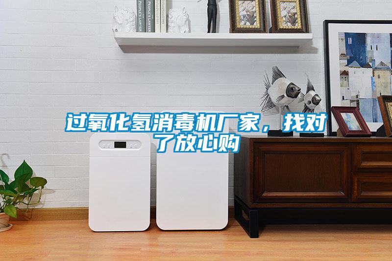 過氧化氫消毒機廠家，找對了放心購