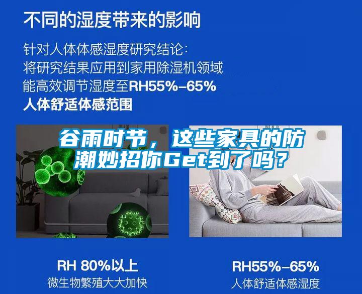 谷雨時節，這些家具的防潮妙招你Get到了嗎？
