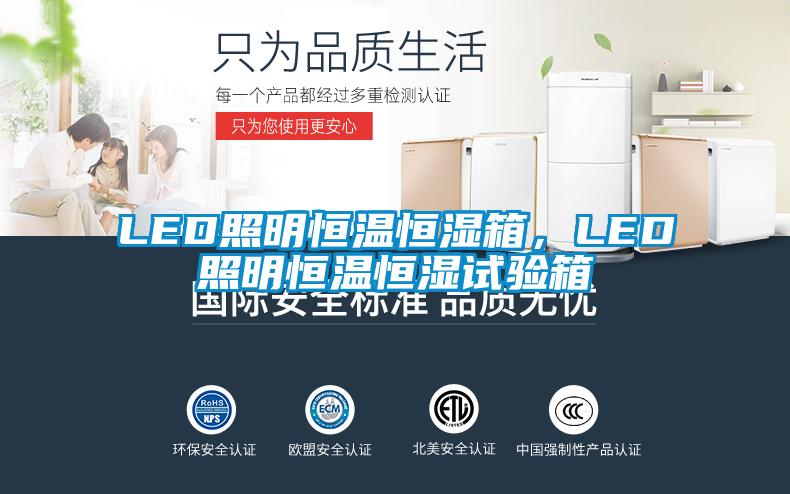 LED照明恒溫恒濕箱，LED照明恒溫恒濕試驗箱