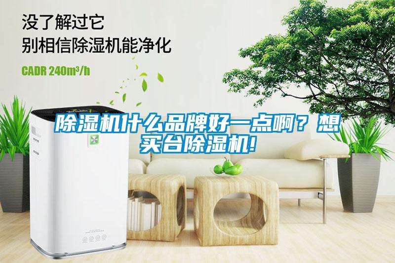 除濕機(jī)什么品牌好一點??？想買臺除濕機(jī)!