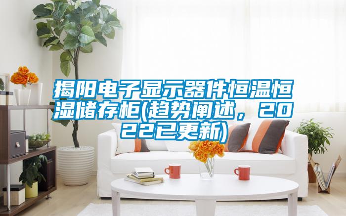 揭陽電子顯示器件恒溫恒濕儲存柜(趨勢闡述，2022已更新)