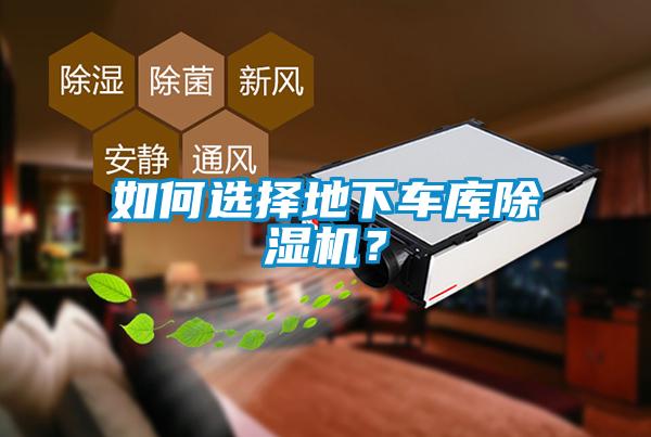 如何選擇地下車庫除濕機？