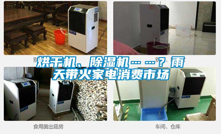 烘干機、除濕機……？雨天帶火家電消費市場