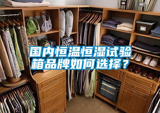 國內恒溫恒濕試驗箱品牌如何選擇?