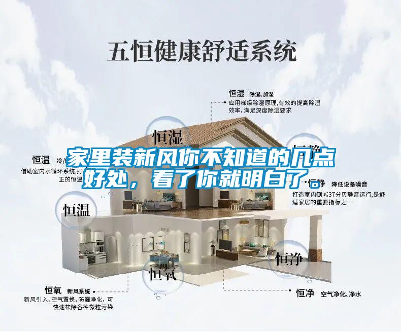 家里裝新風(fēng)你不知道的幾點(diǎn)好處，看了你就明白了。