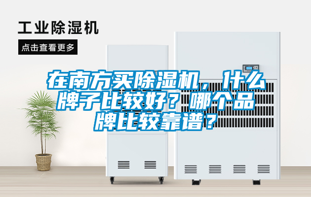 在南方買除濕機，什么牌子比較好？哪個品牌比較靠譜？
