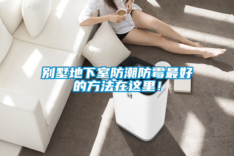 別墅地下室防潮防霉最好的方法在這里!
