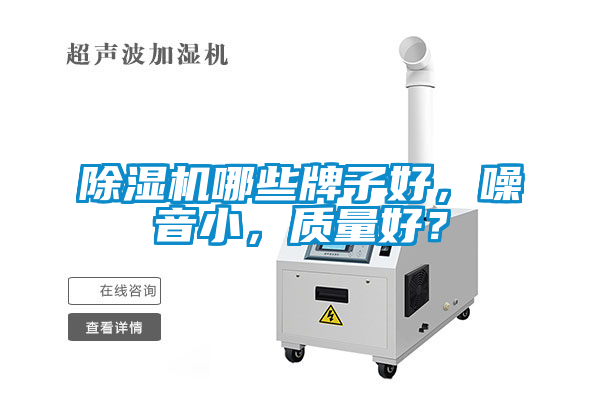除濕機哪些牌子好，噪音小，質量好？