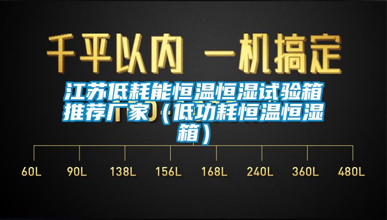 江蘇低耗能恒溫恒濕試驗箱推薦廠家(低功耗恒溫恒濕箱)