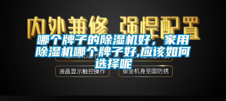 哪個牌子的除濕機好,家用除濕機哪個牌子好,應該如何選擇呢