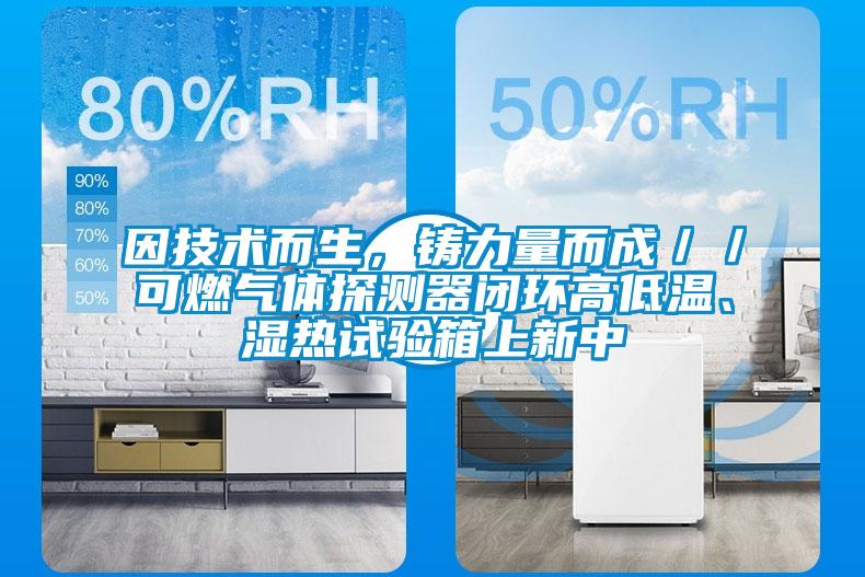 因技術(shù)而生，鑄力量而成／／可燃氣體探測器閉環(huán)高低溫、濕熱試驗箱上新中