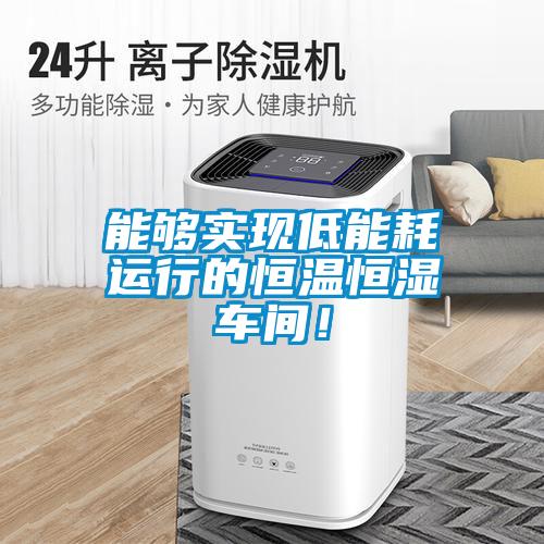 能夠?qū)崿F(xiàn)低能耗運(yùn)行的恒溫恒濕車間!