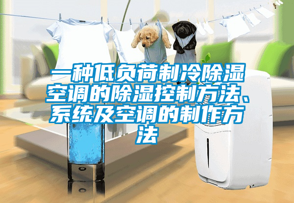 一種低負(fù)荷制冷除濕空調(diào)的除濕控制方法、系統(tǒng)及空調(diào)的制作方法