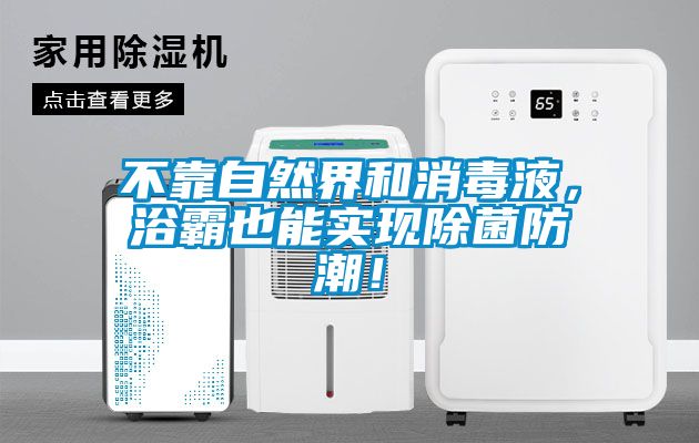 不靠自然界和消毒液，浴霸也能實現除菌防潮！