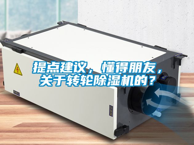 提點建議，懂得朋友，關(guān)于轉(zhuǎn)輪除濕機(jī)的？