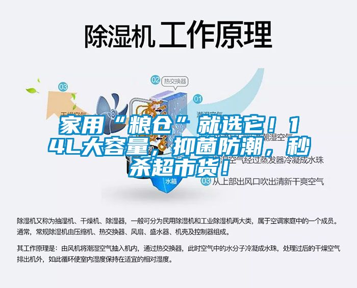 家用“糧倉”就選它！14L大容量，抑菌防潮，秒殺超市貨！