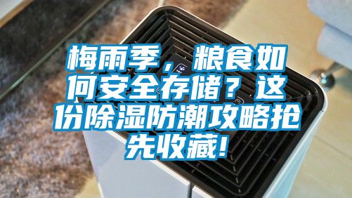 梅雨季，糧食如何安全存儲？這份除濕防潮攻略搶先收藏!