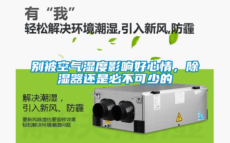 別被空氣濕度影響好心情，除濕器還是必不可少的