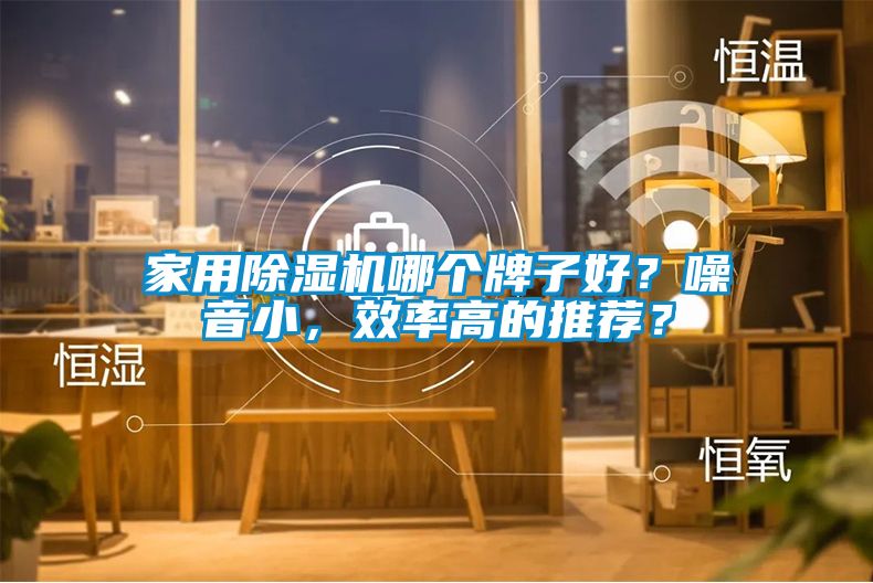 家用除濕機哪個牌子好？噪音小，效率高的推薦？